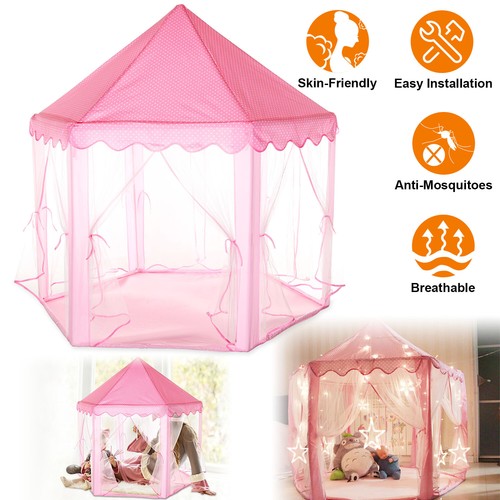 13 Types Kids Princess Castle Play Tent for Baby Girls Boys Toy Indoor Outdoor - Picture 96 of 131
