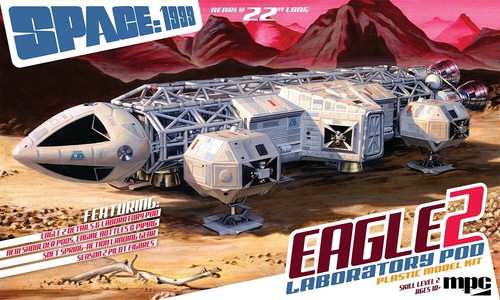 MPC Space:1999 Eagle II con pod laboratorio 1:48 923 kit modello in plastica - Foto 1 di 1