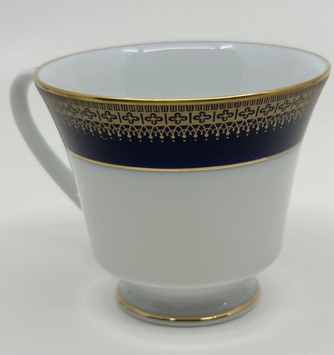 Noritake Legacy #P563- Cobalt Blue W/ Gold Pattern - Phillipines 1989 Disc - Picture 18 of 22