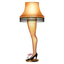 LEG LAMP A Christmas Story Major Award Lifesize CARDBOARD CUTOUT Standup Standee