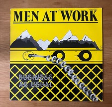 Men At Work Business As Usual Vinyl LP 1982 EPIC EPC 85669 Land Down Under