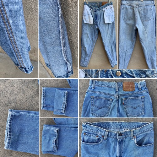 Vintage Levis 550 Jeans Made In USA 11 M 30.5 in Waist - Picture 10 of 12