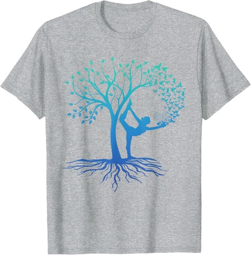 Yoga Woman With Tree Of Life Beautiful Yoga T-Shirt Hoodie - Picture 7 of 12