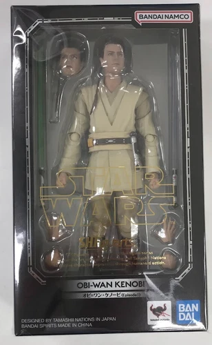 Figura Bandai S.H.Figuarts Obi-Wan Kenobi Ep I Phantom Menace Reedición JAPÓN