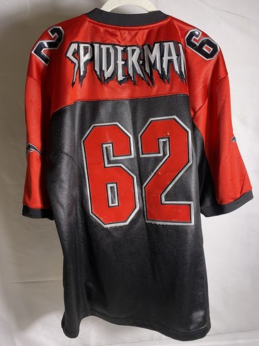 Camiseta de fútbol americano vintage de Spider-Man M. 2001 promoción de película Marvel Comics #62 MCU - Imagen 10 de 21