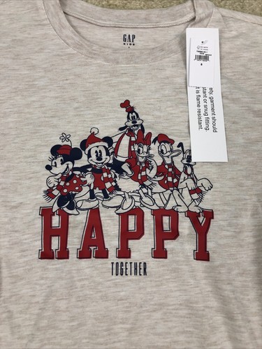 GAP Kids Disney Mickey Mouse & Friends L/S Pajama PJ Dress for Girls Sz 8 NEW - Picture 5 of 9