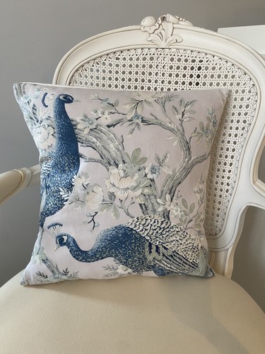 Handgefertigter Kissenbezug mit Umschlag in Laura Ashley Belvedere Midnight verschiedene Größen - Bild 5 von 19