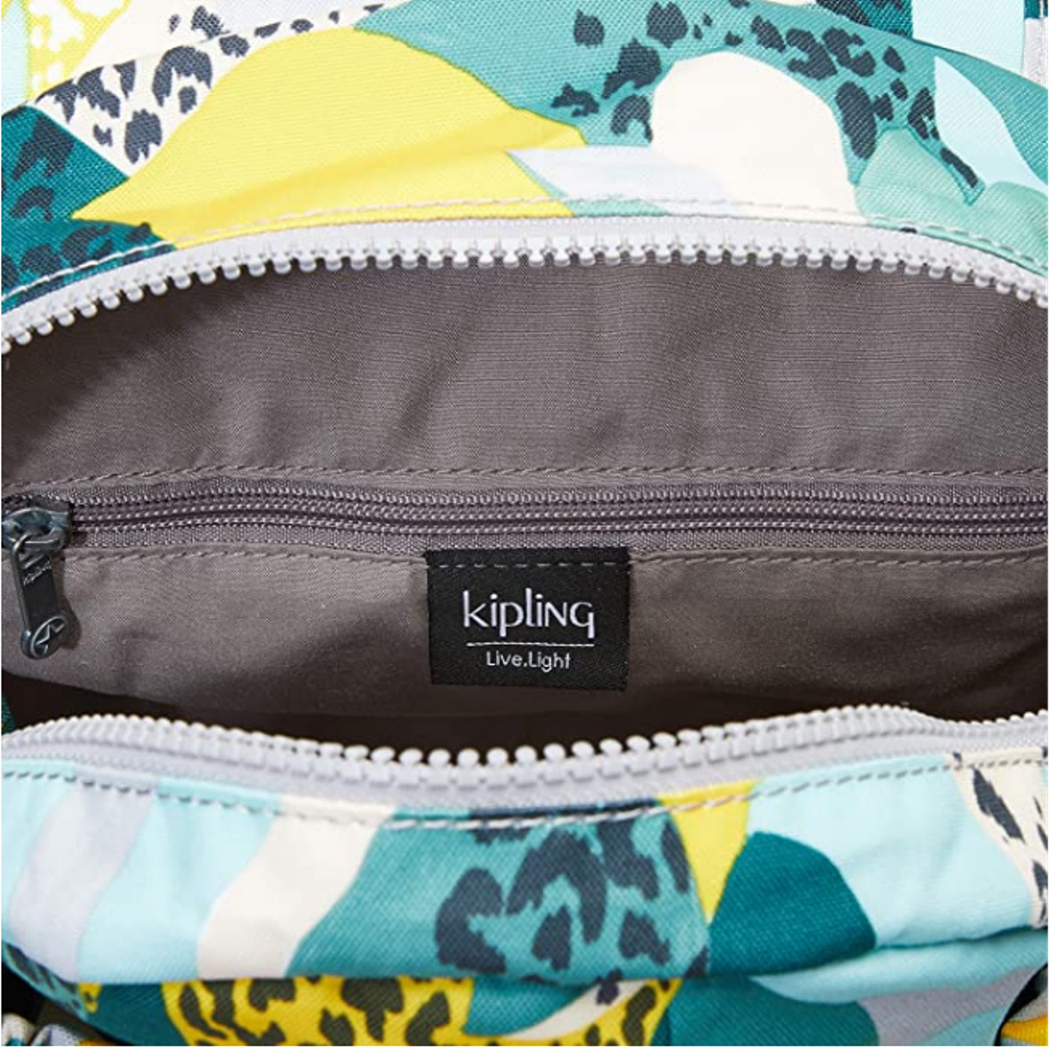 Kipling Basic Print City Pack Backpack S Tasche Rucksack Grün Urban Jungle