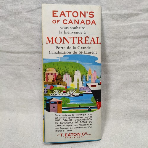 Rare 1970 Vintage Montreal Metropolitan Canada Tourist Map Travel Guide Brochure - Bild 2 von 24