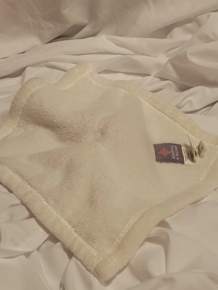 Blankets & Beyond Jirafa Bebé Lovey Manta de Seguridad Blanco Rosa Usado en Excelente Condición Foto 2 de 2