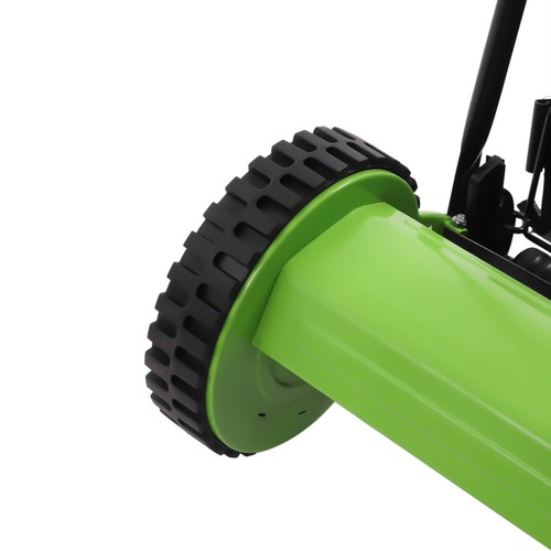 18-Inch Manual Lawn Mower 5-Blade Push Reel Lawn Mower with Grass Catcher Green - Picture 18 of 24