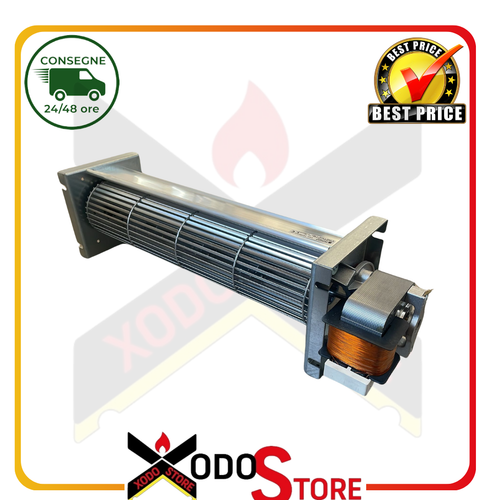 Ventola tangenziale doppia velocità per stufa a pellet FERGAS cod: 153503-6056 - Foto 4 di 6
