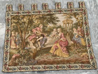 2x3 Vintage French Loving Tapestry Wall Hanging Colorful Traditional Goblins