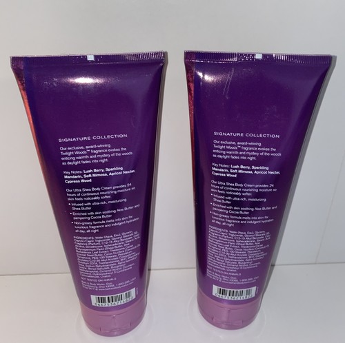 Bath and Body Works TWILIGHT WOODS Ultra Shea Body Cream X2 New - 第 2/2 張圖片