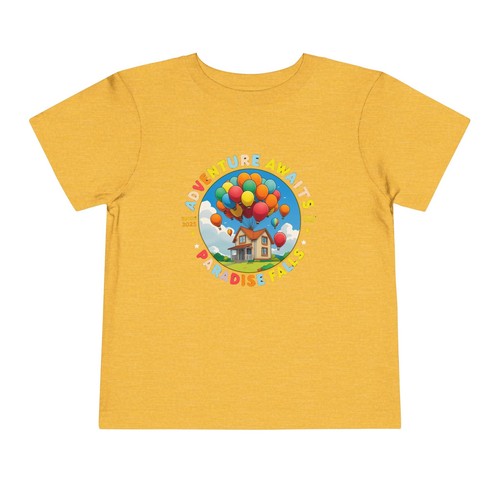 Toddler Adventure Awaits Tee, Cute Kids Shirt, Playful Summer Outfit, Balloon - Picture 15 of 29