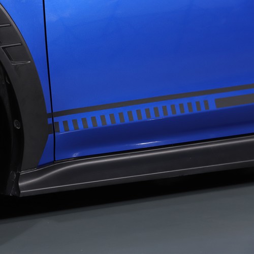 4PCS Racing Door Body Sides Cover Trim Vinyl Decal Sticker For Subaru 2022-2023 - Picture 6 of 14