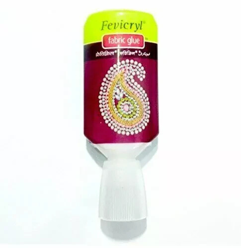 30ml Fevicryl Fabric Glue No Stitch Glue For Lace Ribbon Applique Arts & Crafts - Picture 2 of 4