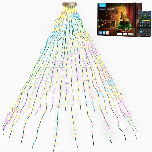 Govee Weihnachtsbaumbeleuchtung, Smart 480 LEDs RGBIC Weihnachtsbeleuchtung, 2M*24