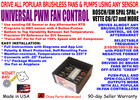 Brushless Pwm Variable Fan Control, use existing sensor with Spal and other Bldc