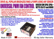 BRUSHLESS PWM VARIABLE FAN CONTROL, use existing sensor with SPAL and other BLDC