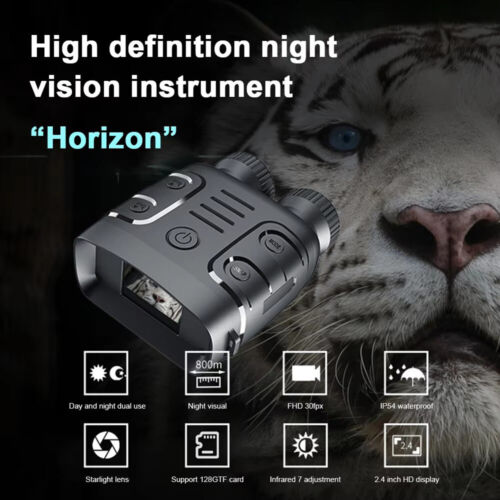 Night Vision Goggles Infrared Binoculars 1080P HD 5x Digital Zoom Video Record - Picture 11 of 19