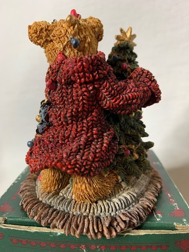 Boyds Bears Elliott & The Christmas Tree Lights Bulbs Ornaments Box COA - Picture 5 of 12