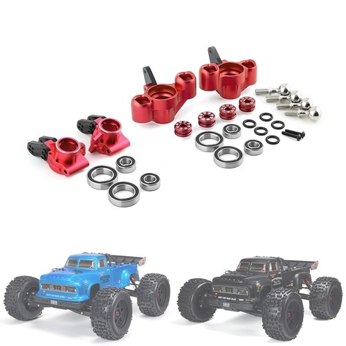 Metal Front&Rear Carriers Hub Steering Block for 1/8 Arrma v5 Kraton outcast 6s - Picture 10 of 17