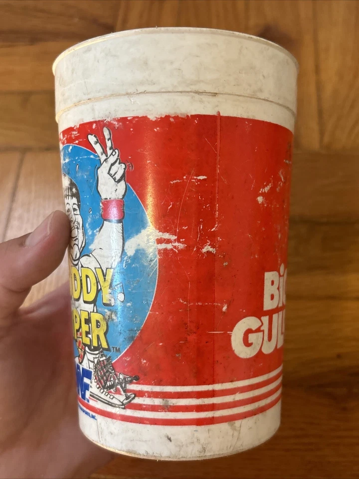 VINTAGE 1985 WWF WWE 7 11 Roddy Piper Wrestling Cup Big Gulp Seven Eleven Pepsi - Image 3 of 4