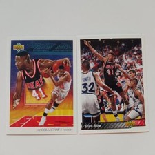 1992-93 Upper Deck Glen Rice #126 & #42 & (2)
