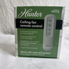 Hunter 99770 Universal Ceiling Fan Control System with Remote & Receiver