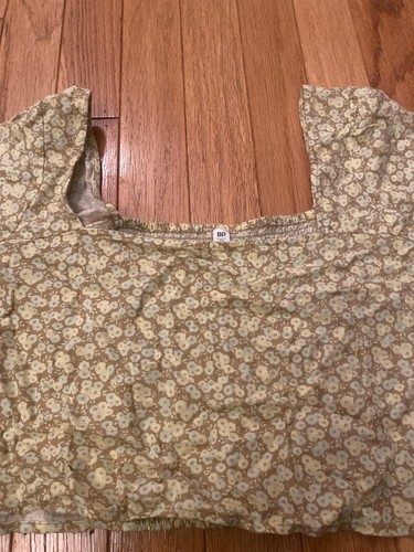 NUEVO CON ETIQUETAS BP Mujer Floral Recortado Manga Corta Top Talla 2X - Imagen 3 de 7