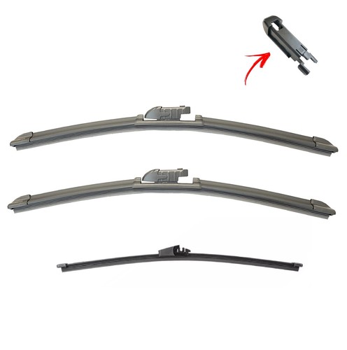 Front and Rear Windshield Wiper Blade For Audi A3 06-2013 A3 QUATTRO 06-2013 - Picture 1 of 5