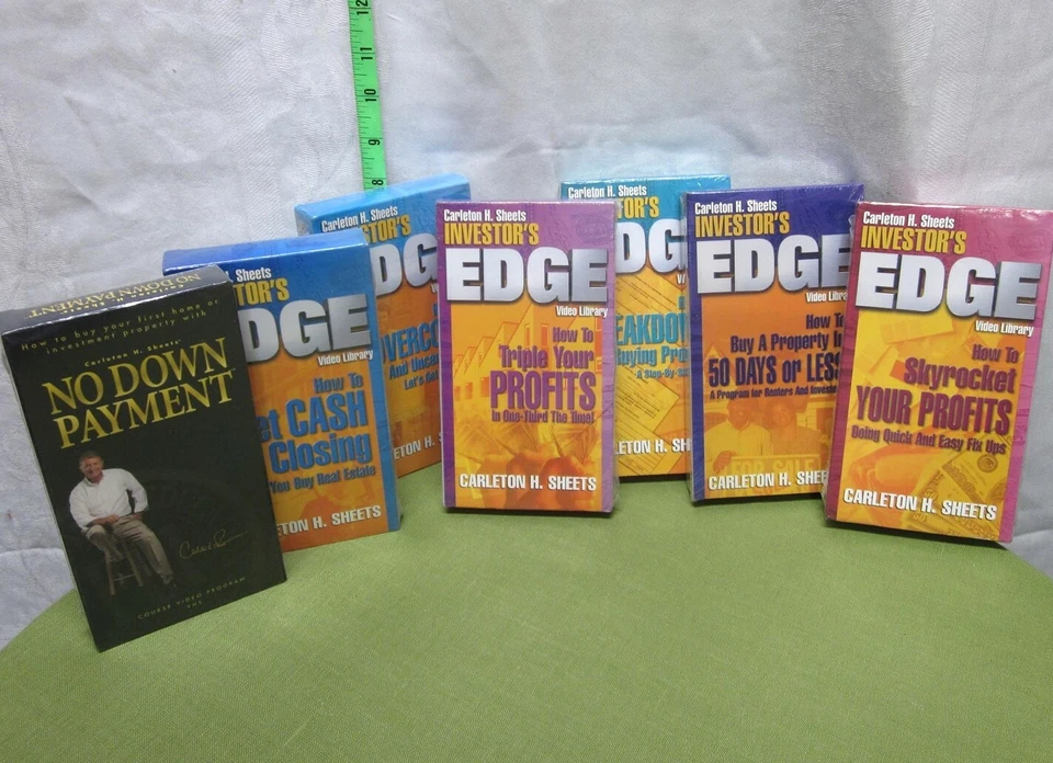 CARLTON SHEETS real-estate Investor's Edge instruction 7-VHS set Triple Profits - Image 2 of 2