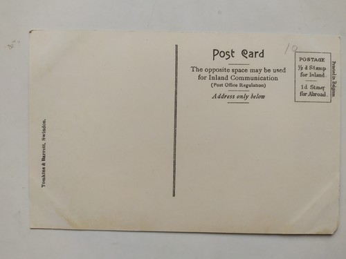 The Church Castle Combe Wiltshire Vintage Picture Postcard - Picture 2 of 2