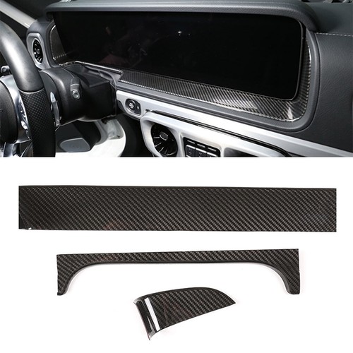 Carbon Fiber Dashboard Display Screen Cover Trim For Benz W464 G500 G63 2019-25 - Bild 2 von 12