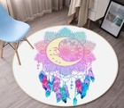 3D Feather Pattern NA4236 Game Rug Mat Elegant Photo Carpet Mat Fay