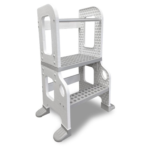 Kitchen Buddy Stool 2-in-1 For 1-3 Ages Safety Step Ladder Kids Toddler Tower US