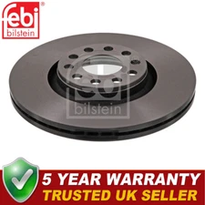 Febi Front Brake Discs Fits Audi A4 2000-2009 A6 1997-2005