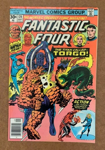FANTASTIC FOUR #174 {Galactus, Gorr, High Evolutionary & Torgo apps.} - Picture 1 of 2