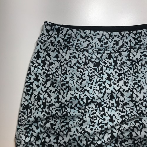 Tranquility Womens Medium Light Blue Leaf Pattern Active Outdoors Skort Slit Hem - Picture 4 of 12