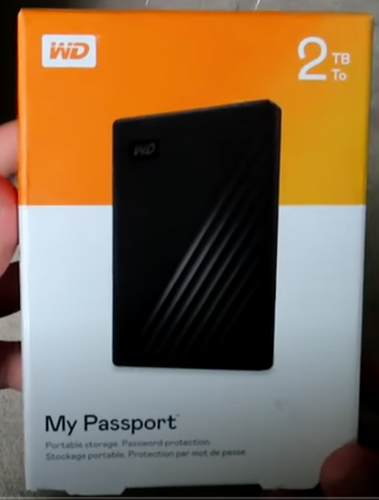 HD externe WD My Passport 2 To - Neuf