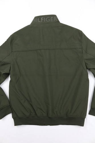 Tommy Hilfiger Mens Bomber Jacket Black Green S M L XXL Softshell Mesh Lined NWT - Picture 15 of 25