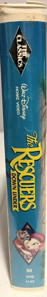 A Walt Disney Classic The Rescuers Down Under, Black Diamond Edition VHS 1142 - Image 2 of 3