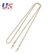 70cm/27inches Gold Non-slip Metal Glasses Chain Sunglasses Lanyard Mask Chain D