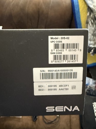 Sena 20S Motorcycle Bluetooth Communication System with Slim Speakers - 第 2/6 張圖片