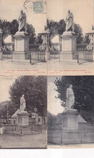 Lot of 4 old postcards postcard GAP HAUTES-ALPES Baron de LADOUCETTE