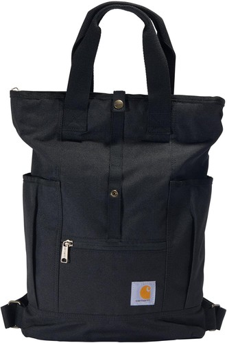 Carhartt Convertible Backpack Tote, Durable Tote Bag with One Size, Black - Picture 5 of 5