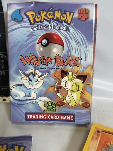 Pokémon Trading Card Game Jungle Theme Deck Water Blast open/complete Wizards - Picture 2 of 7