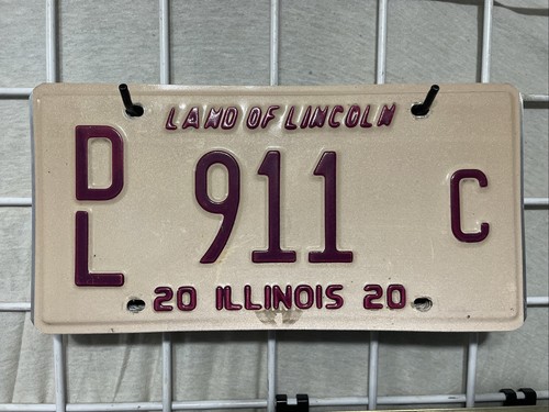 Illinois Kennzeichen 2020 Händler DL 911 C