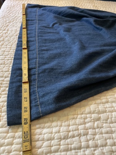 Vintage GAP Overalls Denim Skirt 90s Jeans Medium Wash Size 00 - Picture 23 of 23